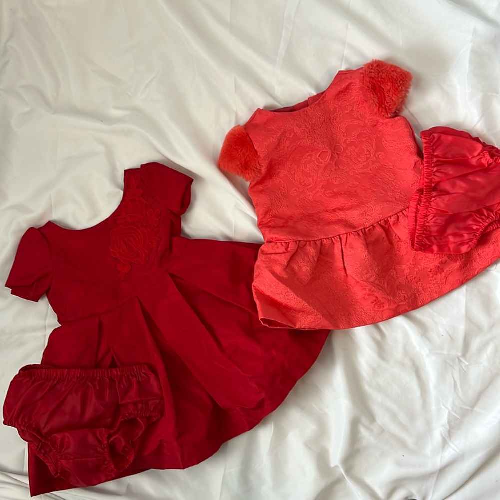 Janie and Jack Dresses 6-12m bundle of 2